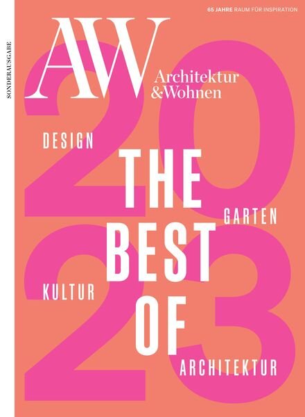 AW Architektur & Wohnen – Dezember 2022 Cover
