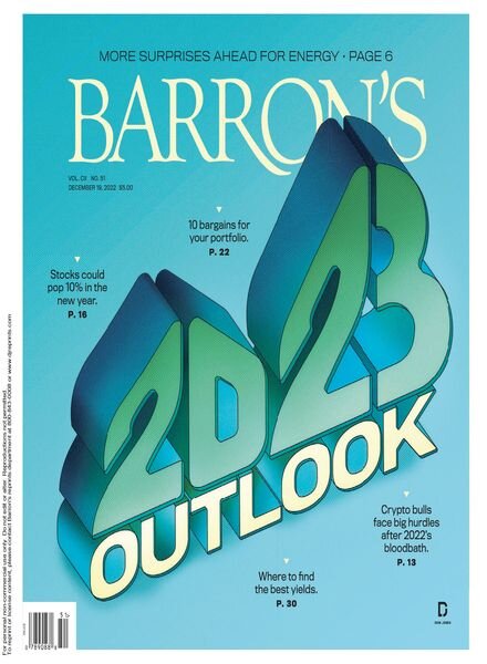 Barron’s – December 19 2022 Cover