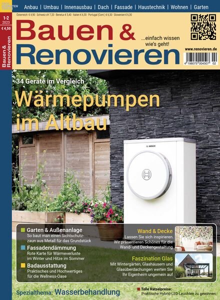 Bauen & Renovieren – Januar-Februar 2023 Cover