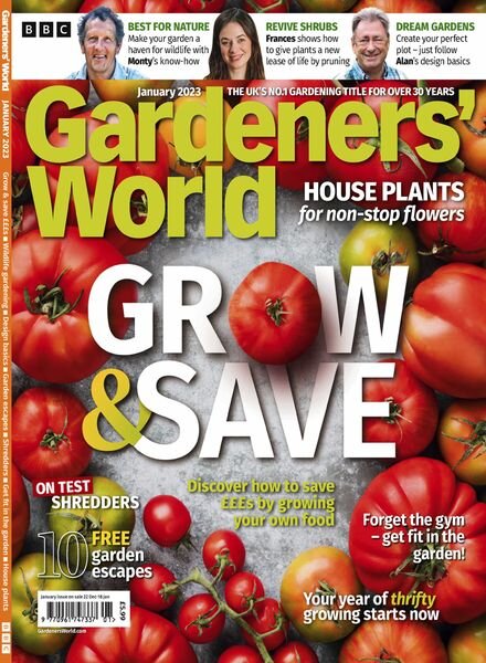 BBC Gardeners’ World – January 2023 Cover