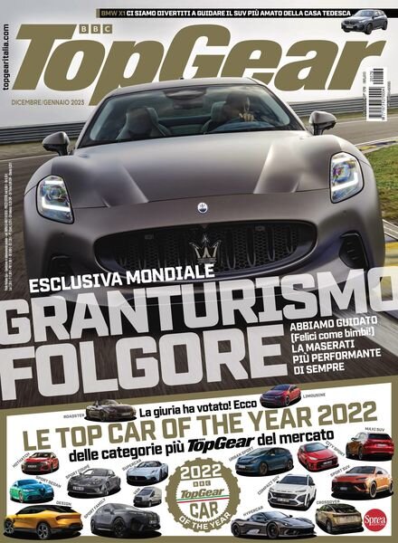 BBC Top Gear Italia – gennaio 2023 Cover