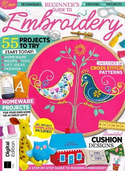 Beginner’s Guide to Embroidery – 2nd Edition – 10 November 2022 Cover