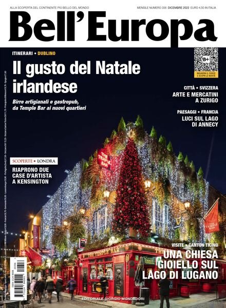Bell’Europa – Dicembre 2022 Cover