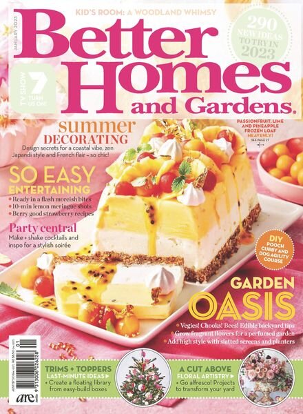 Better Homes and Gardens Australia – January 2023 Cover