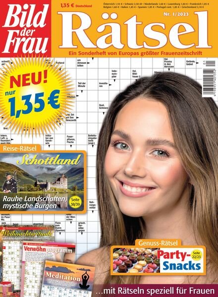 Bild der Frau Ratsel – Januar 2023 Cover
