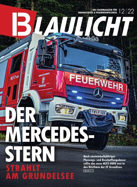 Blaulicht – Dezember 2022 Cover