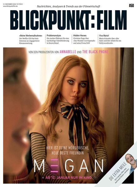 Blickpunkt Film – 12 Dezember 2022 Cover