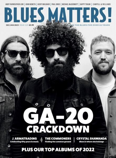Blues Matters! – December 2022 – January 2023 Cover