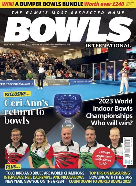 Bowls International – Issue 502 – January 2023 Cover