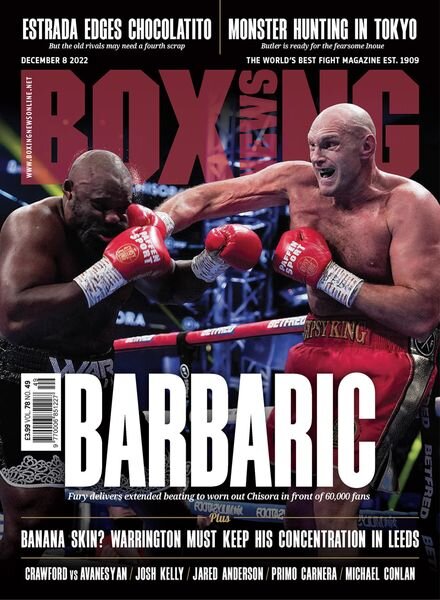 Boxing News – December 08 2022 Cover