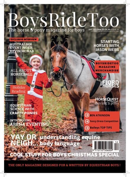 Boys Ride Too – December 2022 – January 2023 Cover
