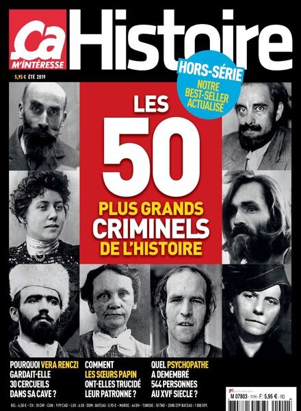 ca M’Interesse Histoire – Hors-Serie N 11 – ete 2019 Cover
