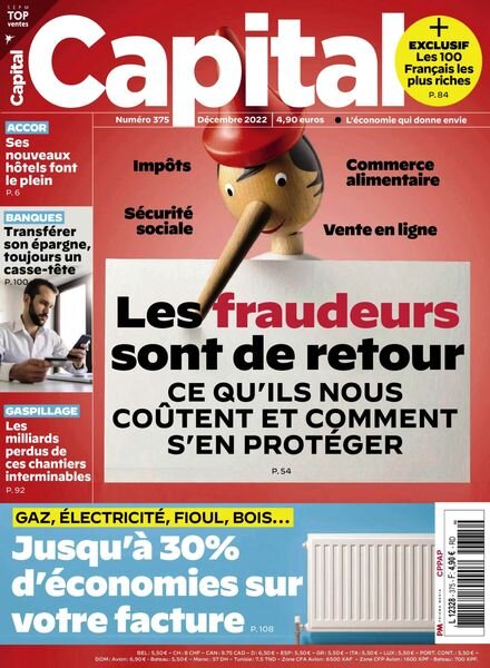 Capital France – Decembre 2022 Cover