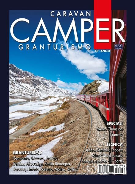 Caravan e Camper Granturismo – dicembre 2022 Cover