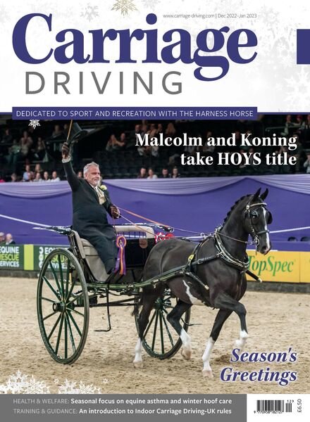 Carriage Driving – December 2022 Cover