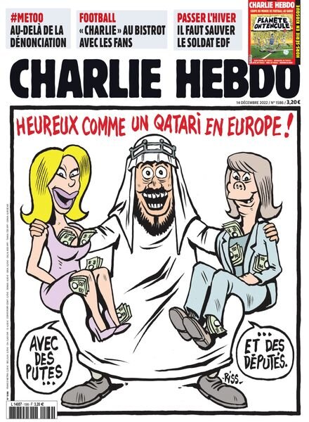 Charlie Hebdo – 14 Decembre 2022 Cover