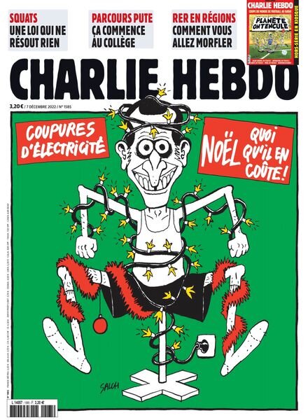 Charlie Hebdo – 7 Decembre 2022 Cover