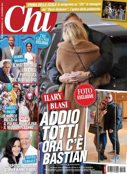 Chi – 30 novembre 2022 Cover