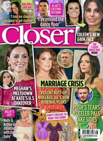 Closer UK – 07 December 2022 Cover