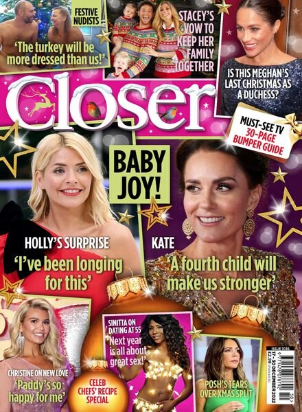 Closer UK – 21 December 2022 Cover