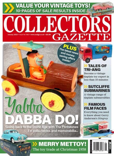 Collectors Gazette – January 2023 Cover