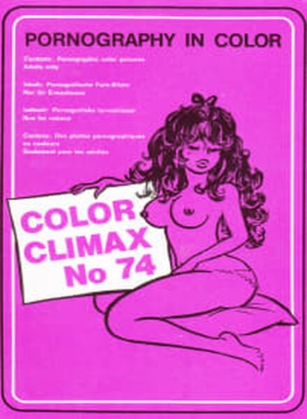 Color Climax – 74 Cover