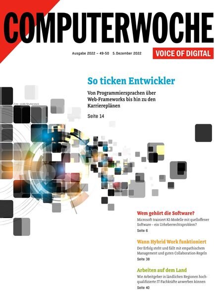Computerwoche – 5 Dezember 2022 Cover