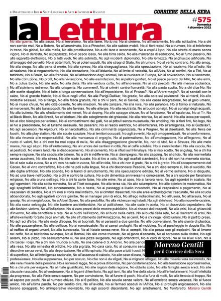 Corriere della Sera La Lettura – 4 Dicembre 2022 Cover