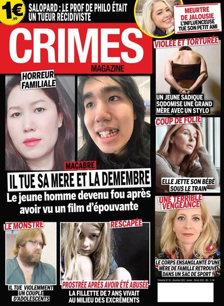 Crimes Magazine – decembre 2022 Cover