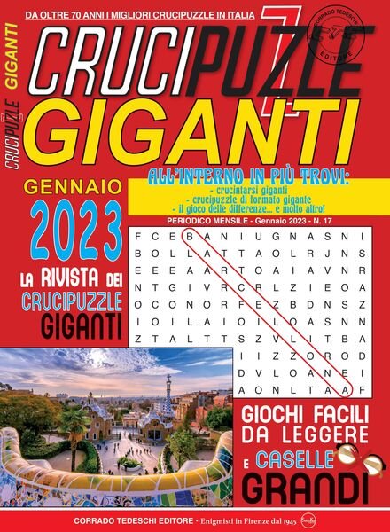 Crucipuzzle Giganti – 15 dicembre 2022 Cover