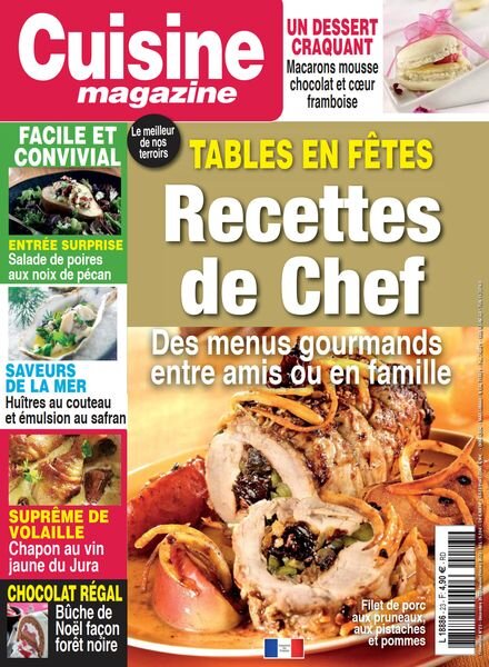 Cuisine Magazine – Decembre 2022-Fevrier 2023 Cover