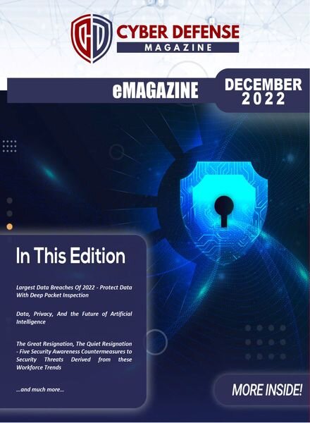 Cyber Defense Magazine – December 2022 Cover
