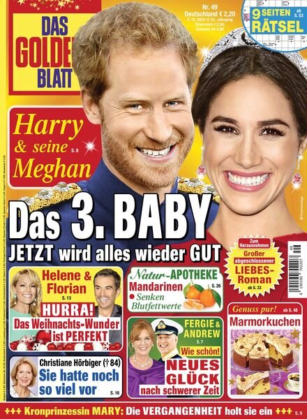 Das Goldene Blatt – 03 Dezember 2022 Cover