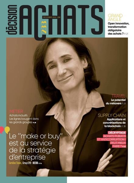 Decision Achats – decembre 2022 Cover
