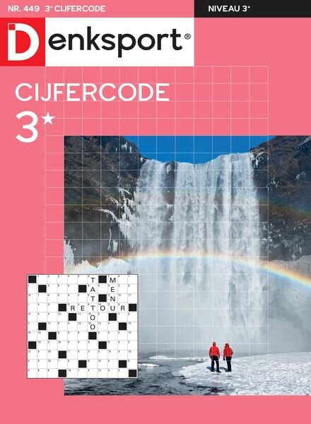 Denksport Cijfercode 3 – 29 december 2022 Cover