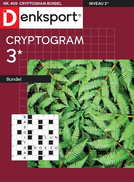 Denksport Cryptogrammen 3 bundel – 01 december 2022 Cover