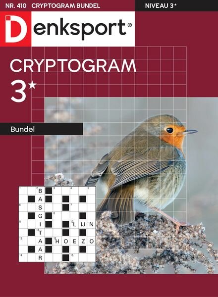 Denksport Cryptogrammen 3 bundel – 22 december 2022 Cover