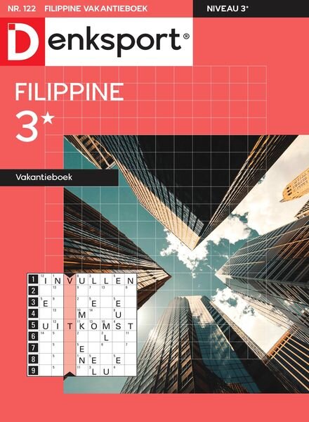 Denksport Filippine 3 Vakantieboek – december 2022 Cover