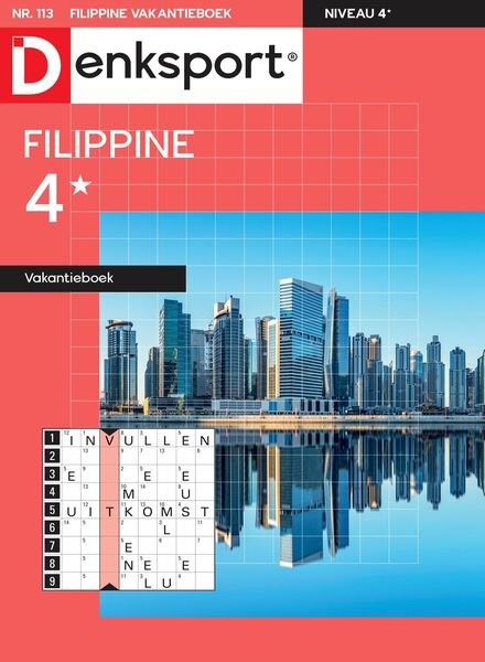 Denksport Filippine 4 Vakantieboek – december 2022 Cover