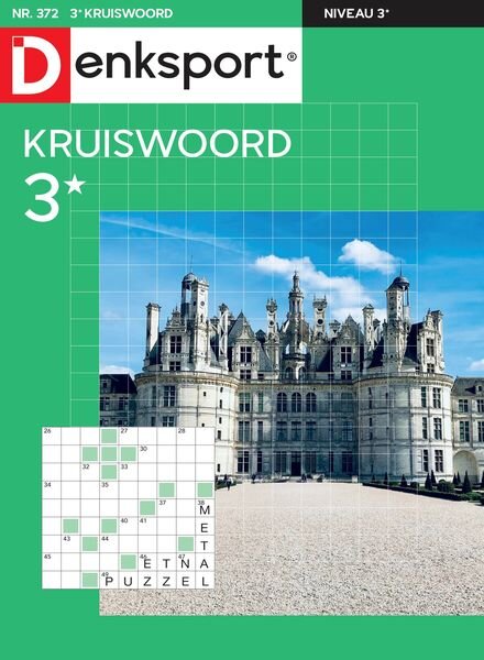 Denksport Kruiswoord 3 – 01 december 2022 Cover