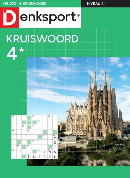 Denksport Kruiswoord 4 – december 2022 Cover
