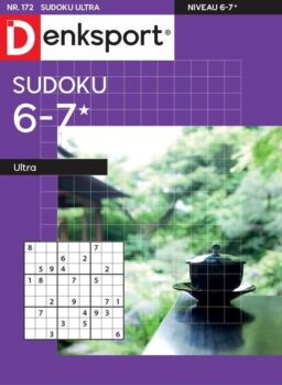 Denksport Sudoku 6-7 ultra – 01 december 2022