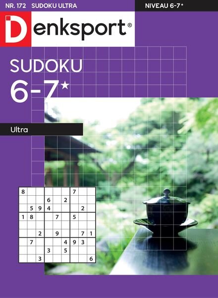 Denksport Sudoku 6-7 ultra – 01 december 2022 Cover