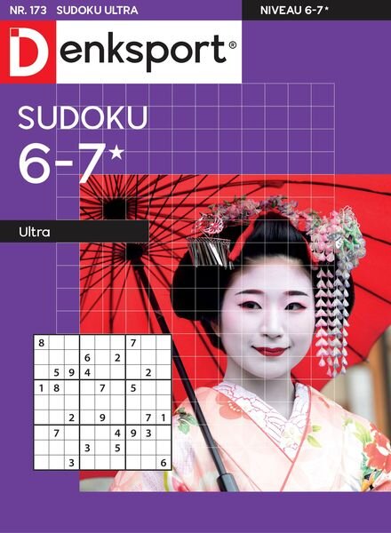 Denksport Sudoku 6-7 ultra – 29 december 2022 Cover