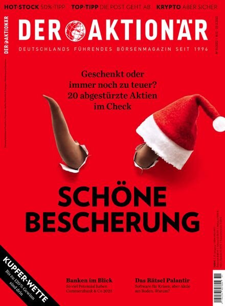 Der Aktionar – 16 Dezember 2022 Cover