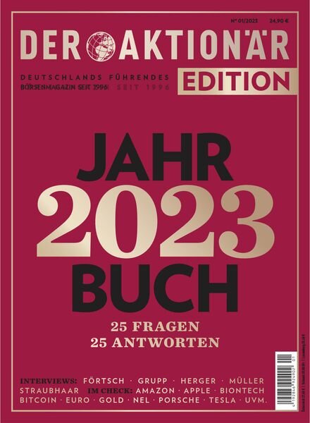 Der Aktionar Edition – Januar 2023 Cover