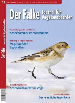 Der Falke Journal fur Vogelbeobachter – Dezember 2022
