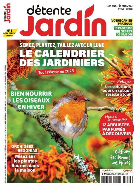 Detente Jardin – 01 decembre 2022 Cover