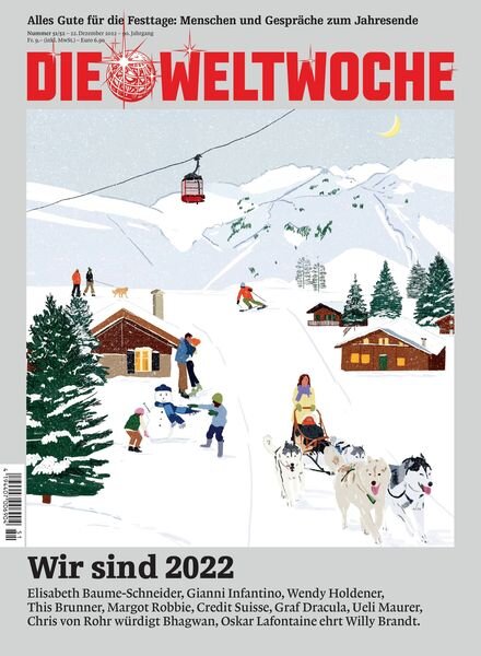 Die Weltwoche – 22 Dezember 2022 Cover