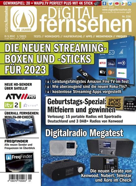 Digital Fernsehen – Dezember 2022 Cover